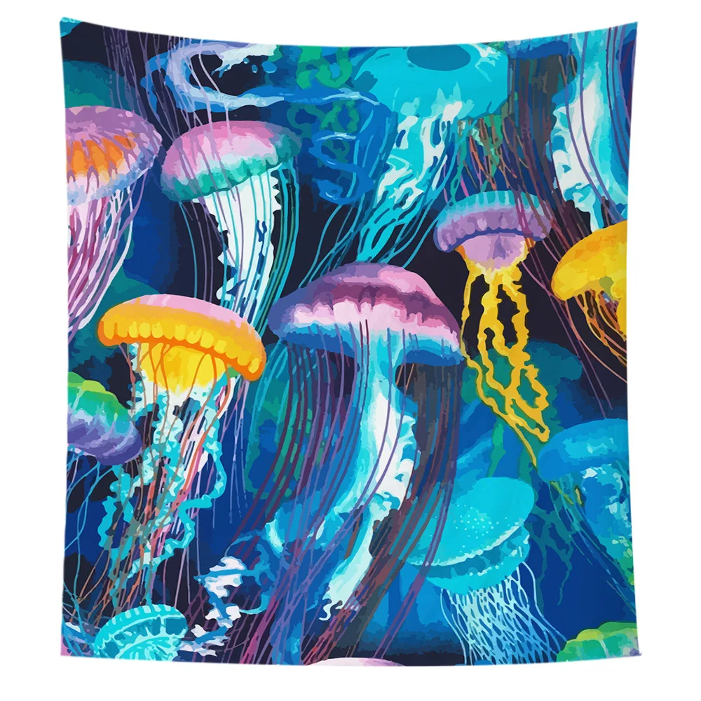 2021 new jellyfish tapestry home decoration European and American hanging cloth psychedelic bedside background cloth wall cloth
2021 new jellyfish tapestry home decoration European and American hanging cloth psychedelic bedside background cloth wall cloth