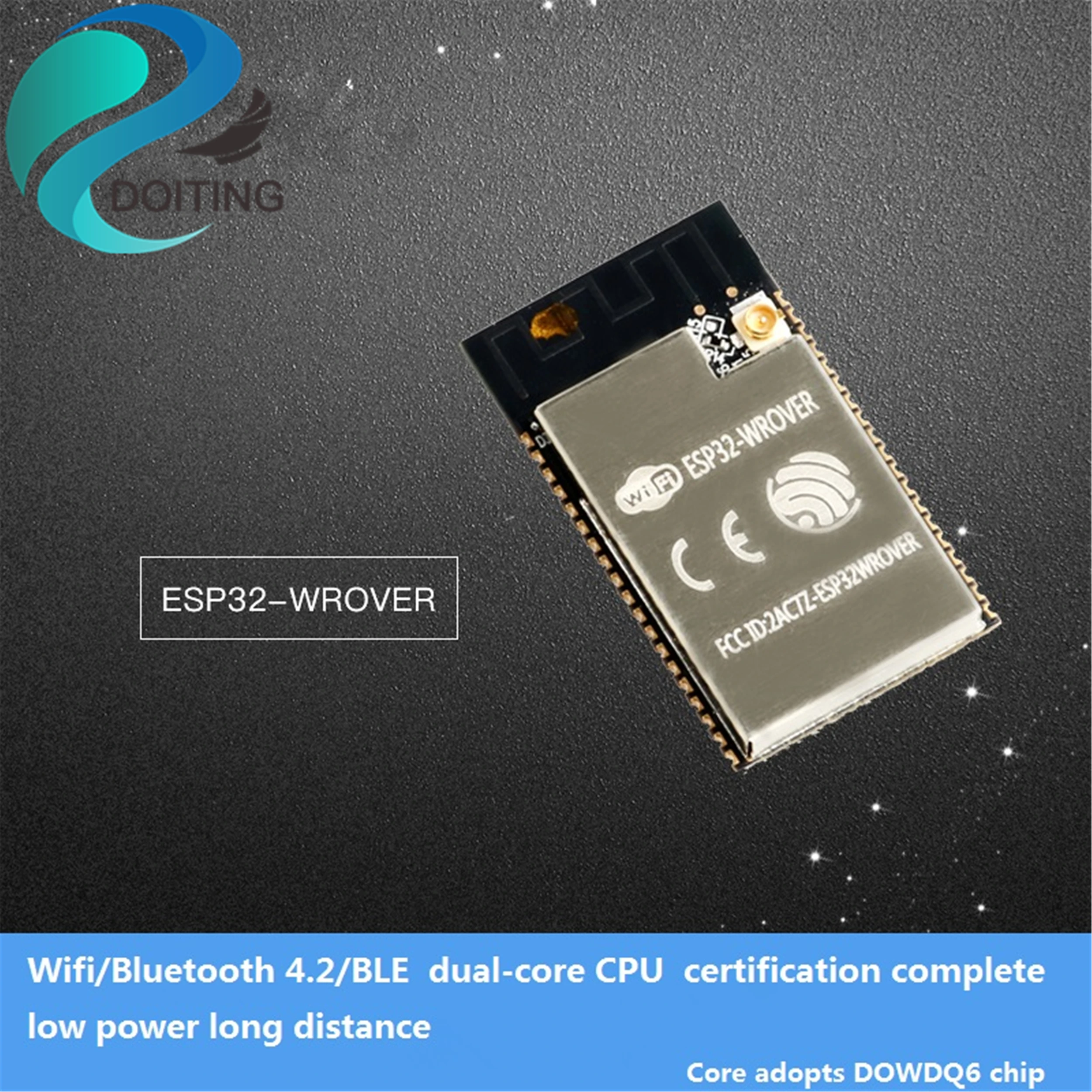 Беспроводной Wi-Fi-модуль Dount ESP32-WROVER двухъядерный процессор версия IPEX совместимый