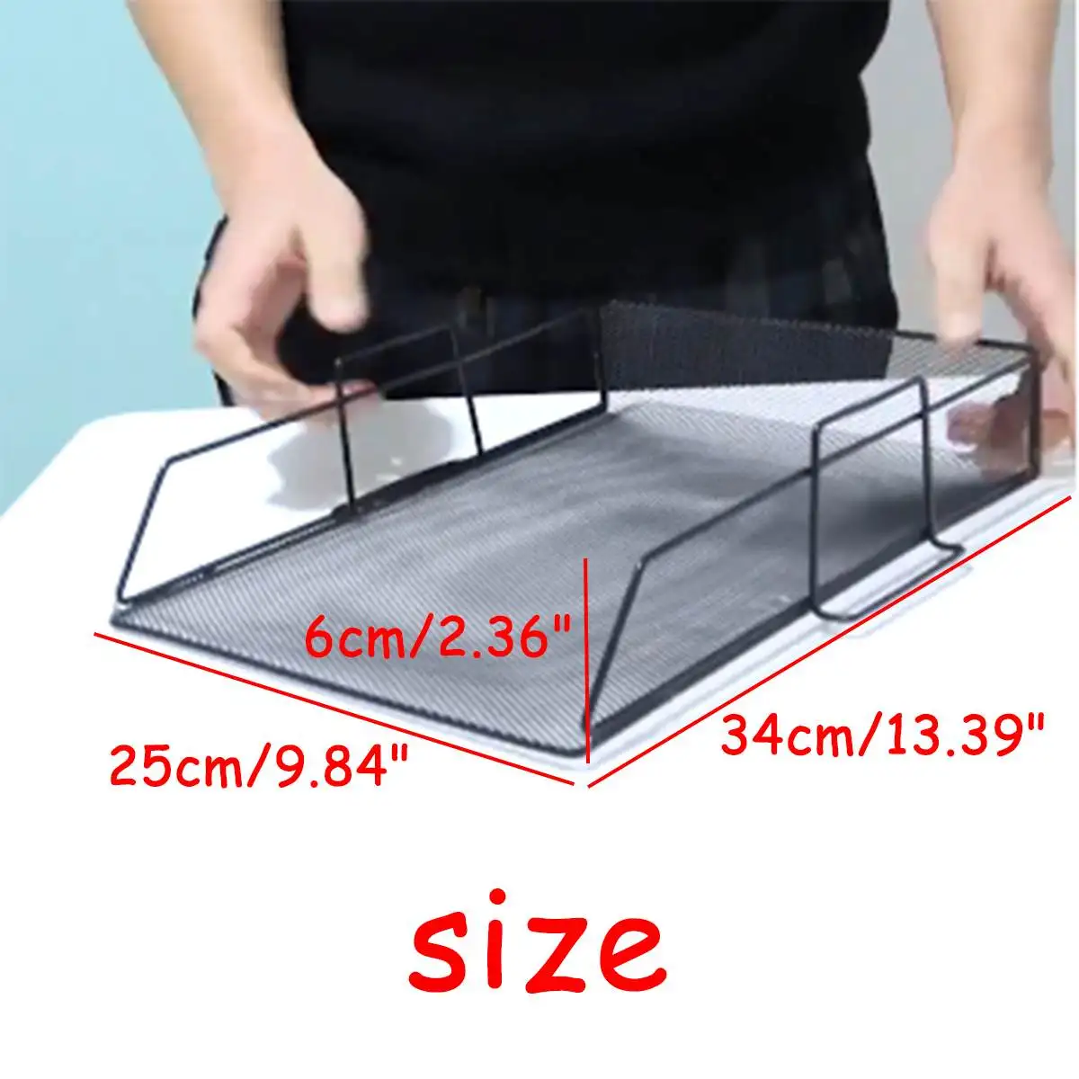 Stackable Iron Mesh A4 Paper Organizer Document File Storage Basket Holder Desktop Office Book Magazine Newspaper Storage Tray
Stackable Iron Mesh A4 Paper Organizer Document File Storage Basket Holder Desktop Office Book Magazine Newspaper Storage Tray