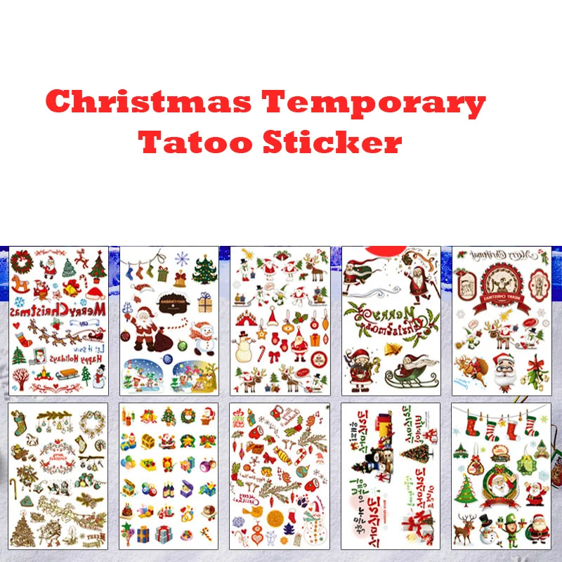 Christmas St Patricks Day Carnival Kids Temporary Tatoo Sticker Waterproof Fake Tattoo Children Hand Foot Tattoos Festival
Christmas St Patricks Day Carnival Kids Temporary Tatoo Sticker Waterproof Fake Tattoo Children Hand Foot Tattoos Festival