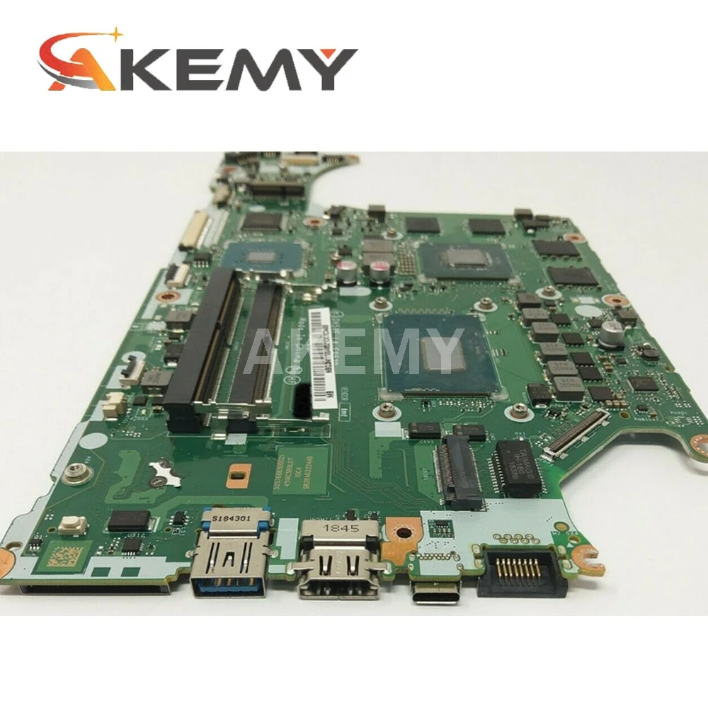 

Akemy Laptop Motherboard for Acer AN515-52 AN515 DH5VF LA-F952P NBQ3M11003 NBQ3M11003 GTX 1050 GPU SR3YY I7-8750H CPU