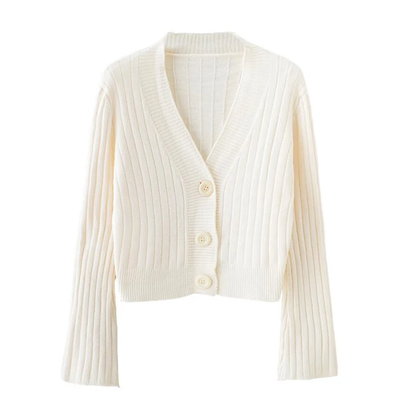 PADEGAO 2020 Cardigan Autumn Long Flare Sleeve Short Sweater Women Ribbed Knitted Cotton Tops Ladies Soft Outwear PDG1741
PADEGAO 2020 Cardigan Autumn Long Flare Sleeve Short Sweater Women Ribbed Knitted Cotton Tops Ladies Soft Outwear PDG1741