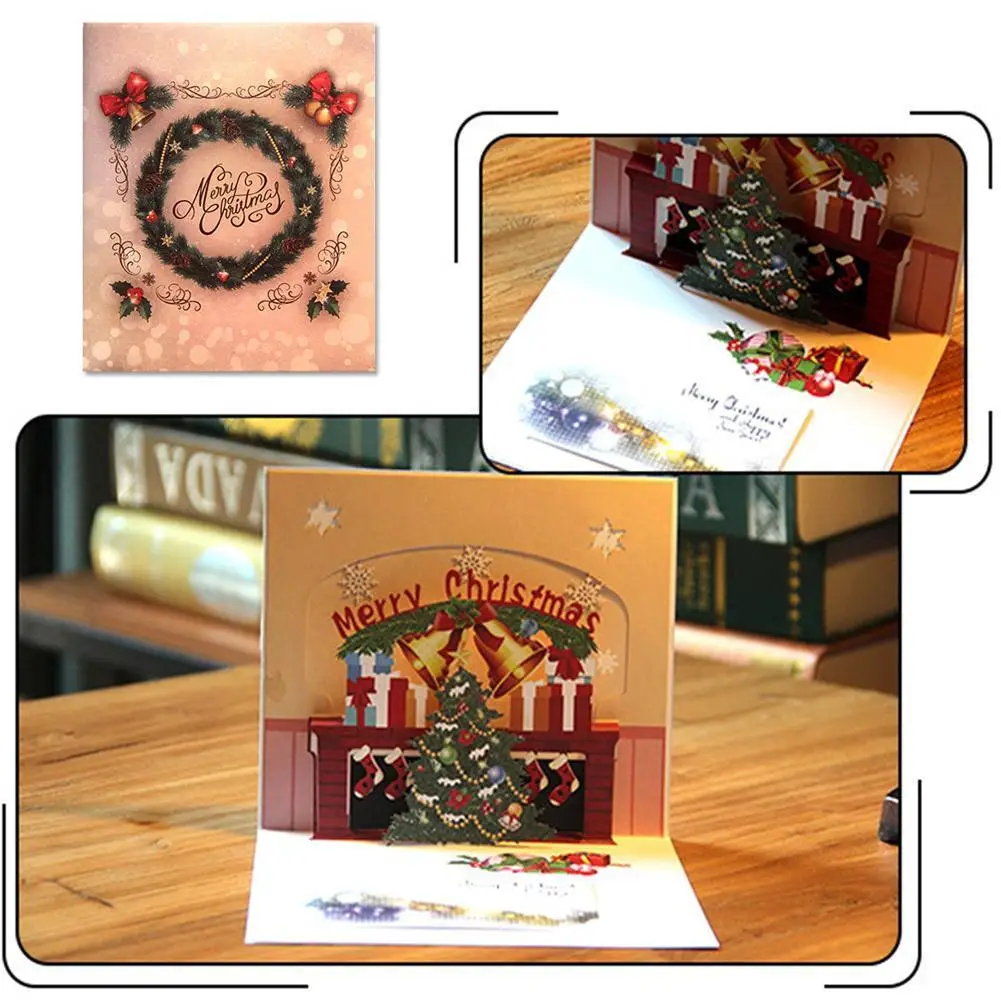 3D Folding Type Card Christmas Birthday Wedding Greeting Card Anniversary Gift Paper Christmas Invitations Card
3D Folding Type Card Christmas Birthday Wedding Greeting Card Anniversary Gift Paper Christmas Invitations Card