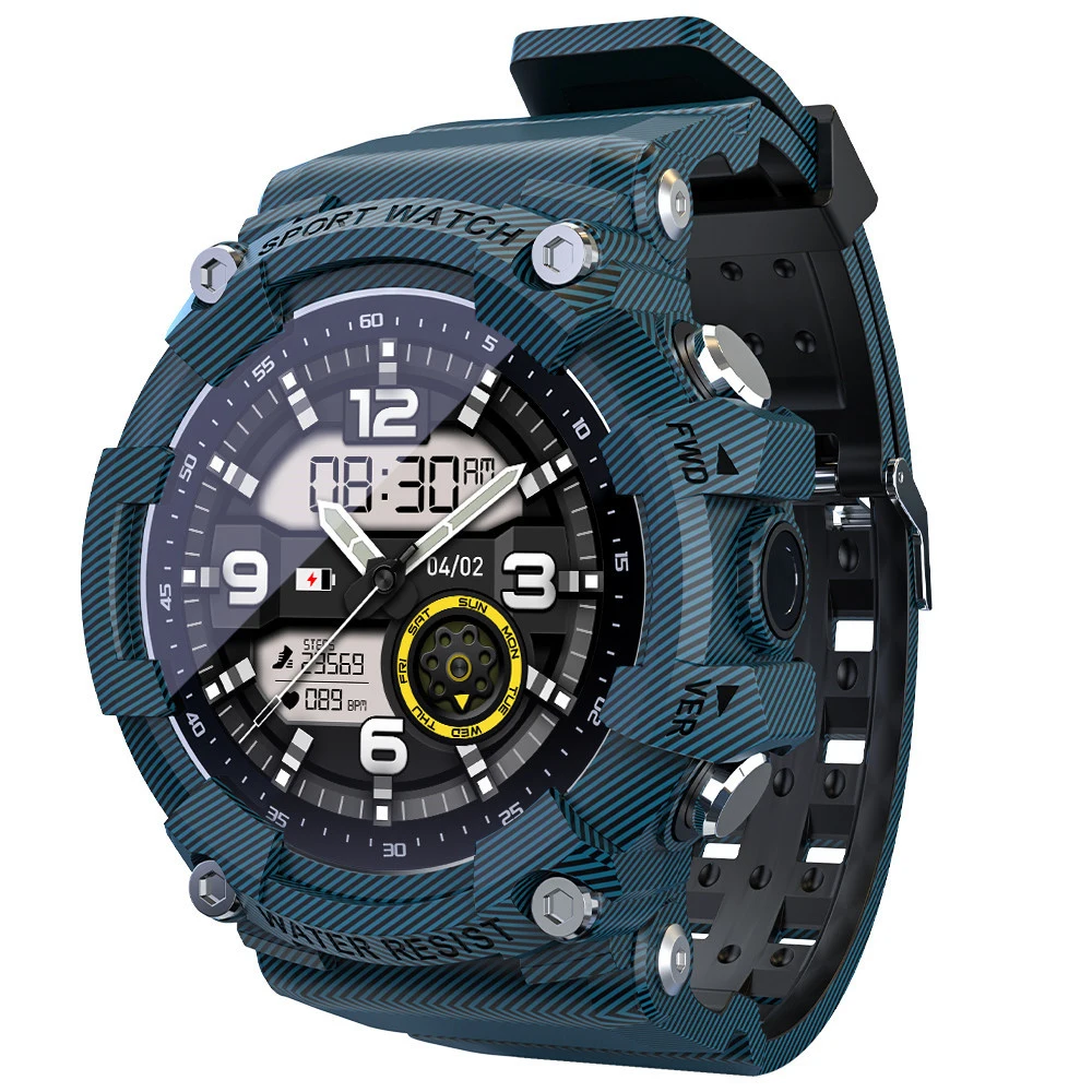 LOKMAT ATTACK 2 Smart Watch Fitness Tracker Sports Heart Rate Tracker IP68 Waterproof Bluetooth Watches for Android IOS
LOKMAT ATTACK 2 Smart Watch Fitness Tracker Sports Heart Rate Tracker IP68 Waterproof Bluetooth Watches for Android IOS