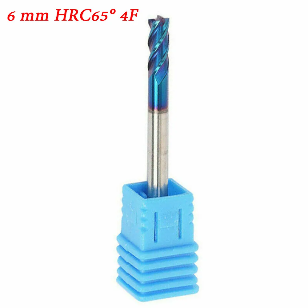 6 Mm HRC65° 4F Nano Tungsten Carbide End Mill Milling Cutter For Stainless Steel For Processing High-Hard Parts Flat Head End
6 Mm HRC65° 4F Nano Tungsten Carbide End Mill Milling Cutter For Stainless Steel For Processing High-Hard Parts Flat Head End