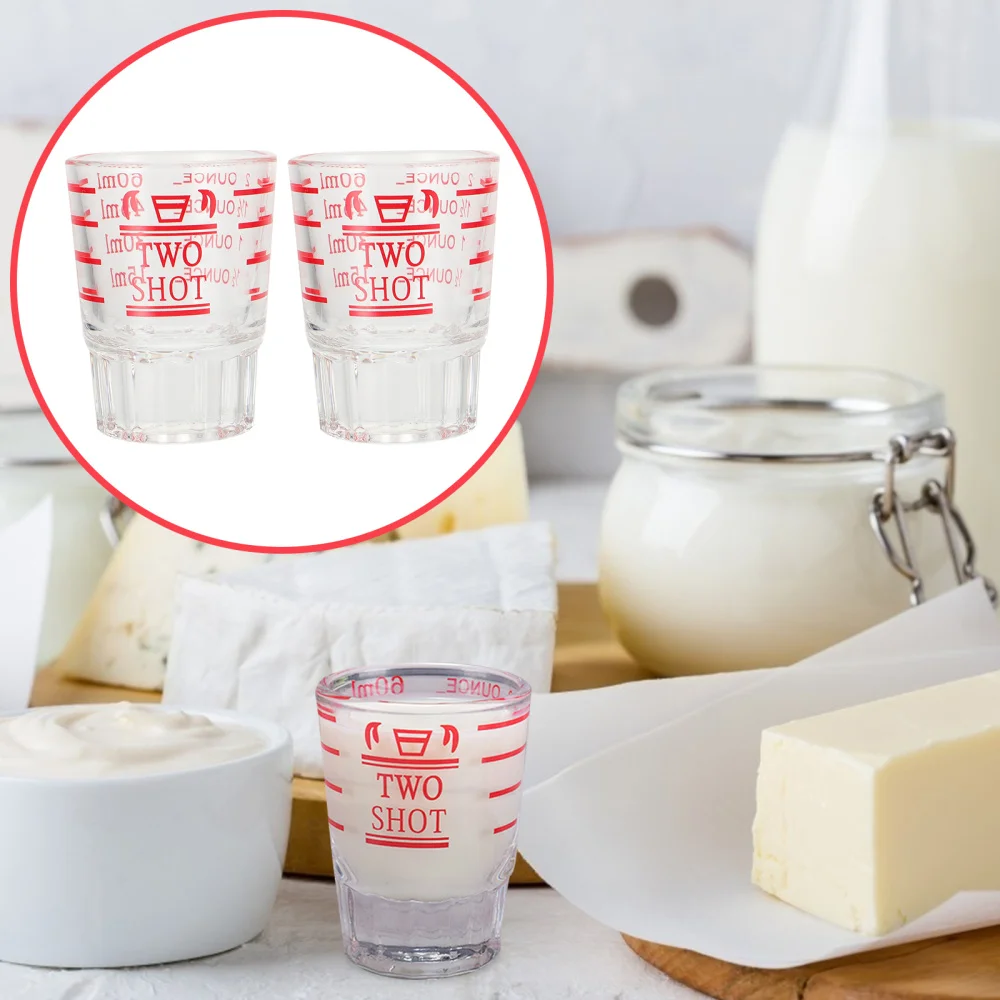 2 Pcs Transparent Graduated Cups Glass Ounce Cups Measuring Cups with Scale
2 Pcs Transparent Graduated Cups Glass Ounce Cups Measuring Cups with Scale