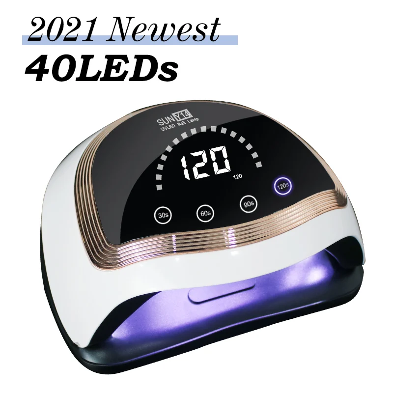 UV LED Nail Lamp For Manicure 40LED Fast Drying Gel Polish LCD Display 4 Timing Setting Smart Sensor Salon Use Nail Art Tools
UV LED Nail Lamp For Manicure 40LED Fast Drying Gel Polish LCD Display 4 Timing Setting Smart Sensor Salon Use Nail Art Tools