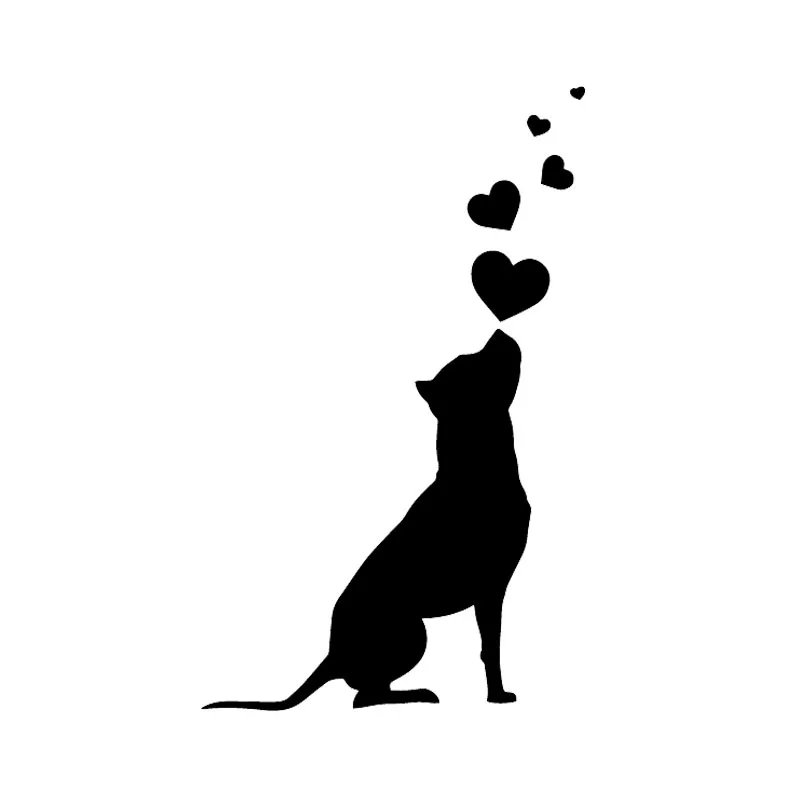 Animals Lovely Dog and Heart Pet Car Sticker PVC Vinyl Sticker Waterproof Sunscreen Black/White 16cm X 10cm
Animals Lovely Dog and Heart Pet Car Sticker PVC Vinyl Sticker Waterproof Sunscreen Black/White 16cm X 10cm