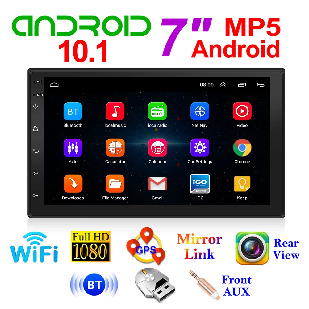 Unit 7 inch Screen 2 Din Android 10.1 Car Radio Multimedia Video Player Double Stereo GPS Navigation Wifi Player Head
Unit 7 inch Screen 2 Din Android 10.1 Car Radio Multimedia Video Player Double Stereo GPS Navigation Wifi Player Head