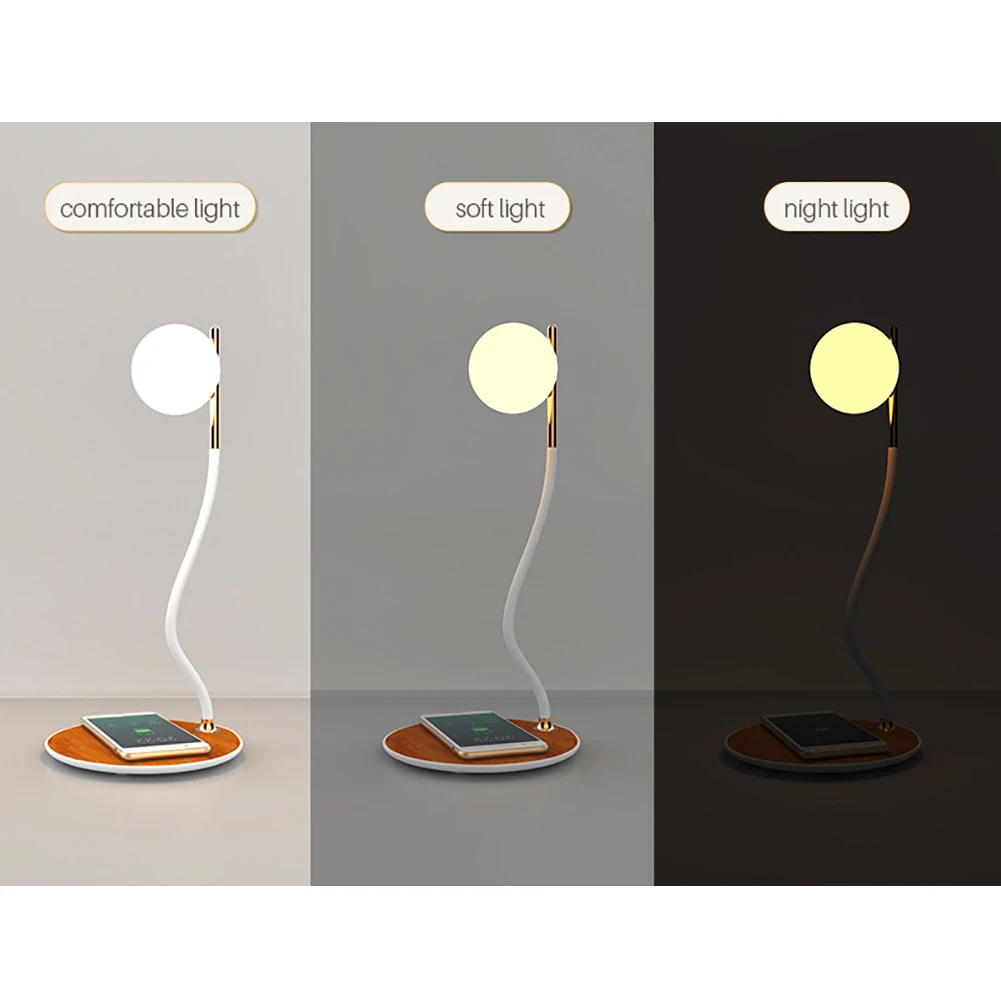 Desk Lamp Wireless Touch Table Lamps For Living Room Gooseneck Desktop Foldable Dimmable Eye Protection Study Lamp LED Light
Desk Lamp Wireless Touch Table Lamps For Living Room Gooseneck Desktop Foldable Dimmable Eye Protection Study Lamp LED Light