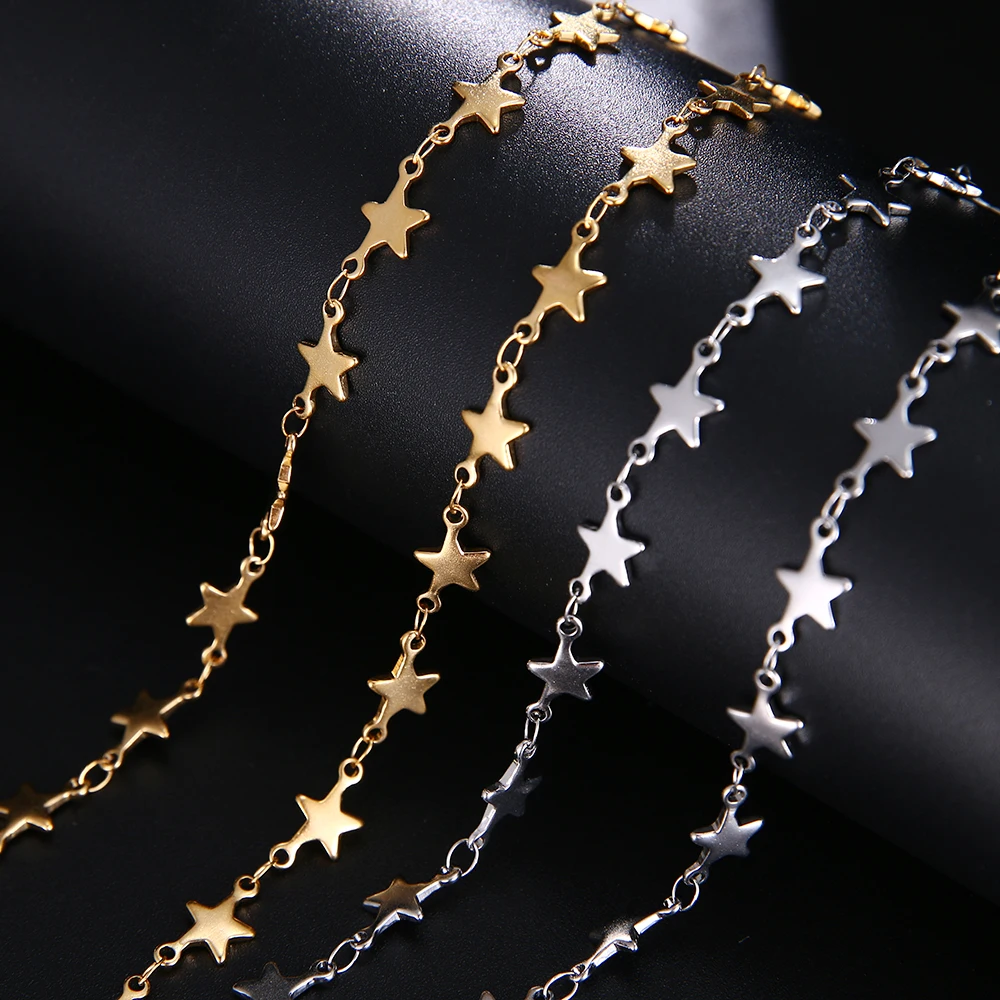 Stainless Steel Chain Necklace For Man Women Gold Silver Color For Pendant Pentagram Donot Fade Jewelry
Stainless Steel Chain Necklace For Man Women Gold Silver Color For Pendant Pentagram Donot Fade Jewelry