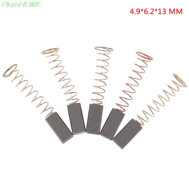 5Pcs Carbon Brushes Wire Leads Generator Generic Electric Motor Brush Replacement 4.5 x 6.5 x 20mm
5Pcs Carbon Brushes Wire Leads Generator Generic Electric Motor Brush Replacement 4.5 x 6.5 x 20mm