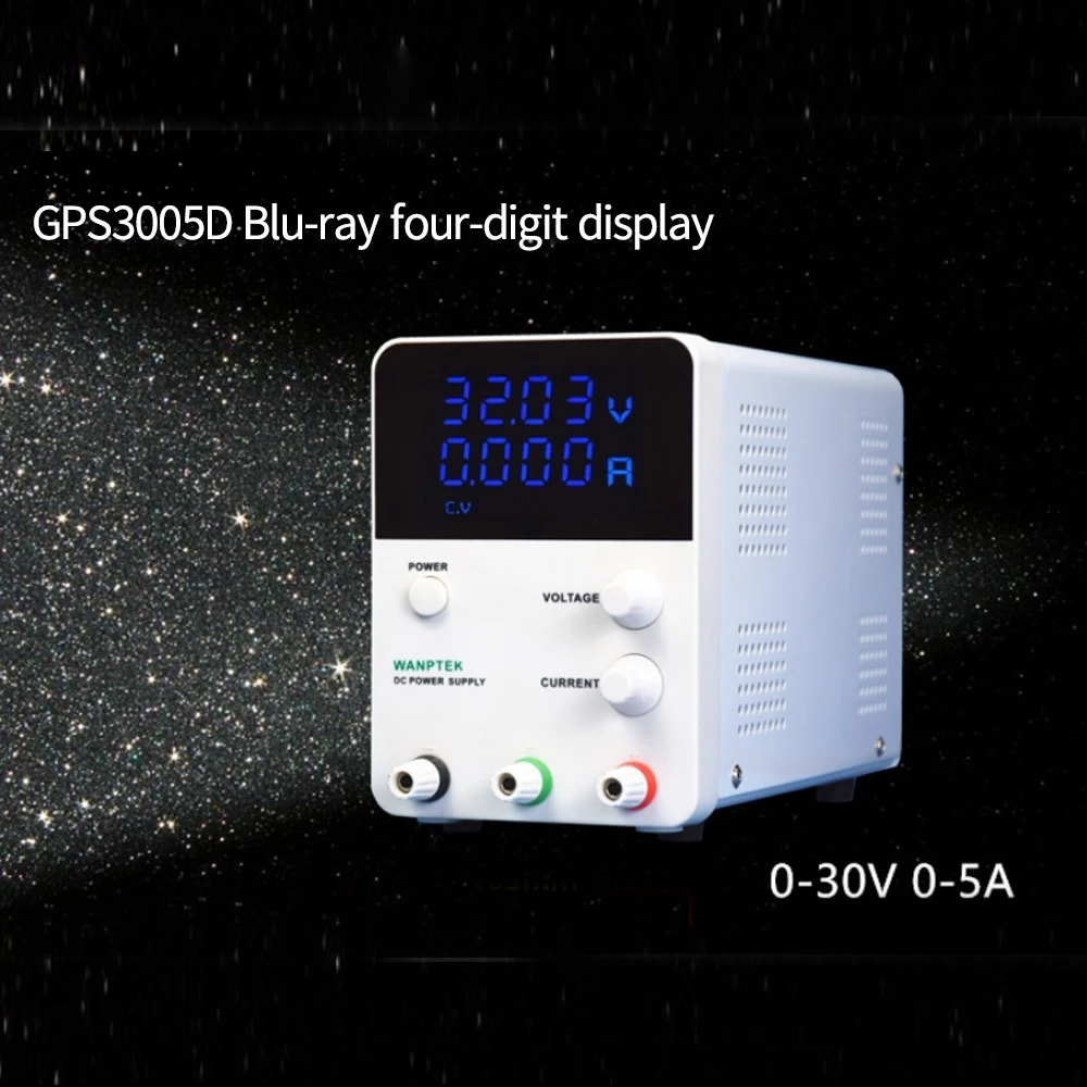 GPS305D 3010D 605D Регулируемый переключатель постоянного источника питания четырехзначный дисплей 30V 10A 60V 5A 0,01 V 0.001A скамья источник телефон ремон...
GPS305D 3010D 605D Регулируемый переключатель постоянного источника питания четырехзначный дисплей 30V 10A 60V 5A 0,01 V 0.001A скамья источник телефон ремон...