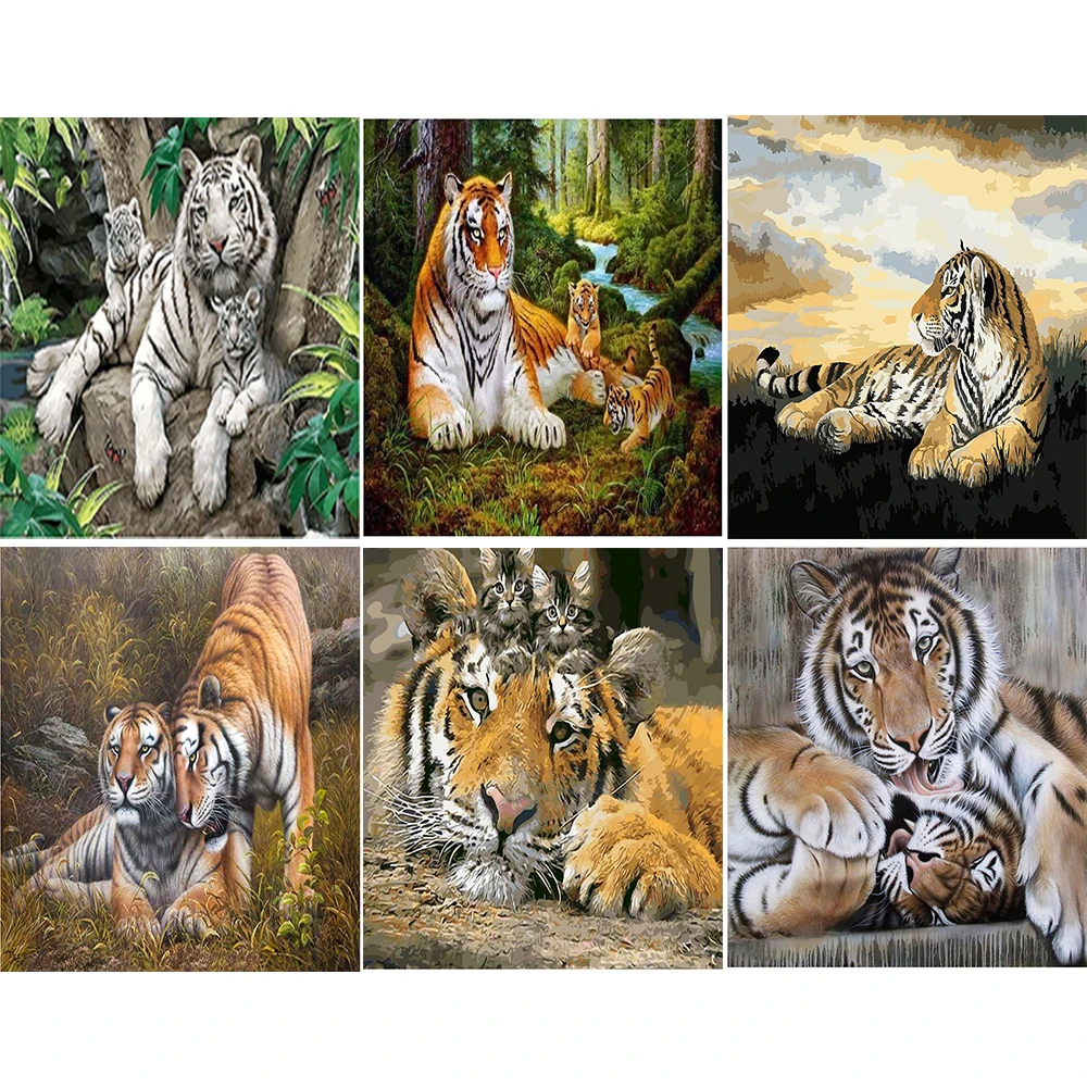 Frame Picture Diy Painting By Numbers Tiger Wall Art Picture By Number Painting For Home Decoration Art Craft
Frame Picture Diy Painting By Numbers Tiger Wall Art Picture By Number Painting For Home Decoration Art Craft