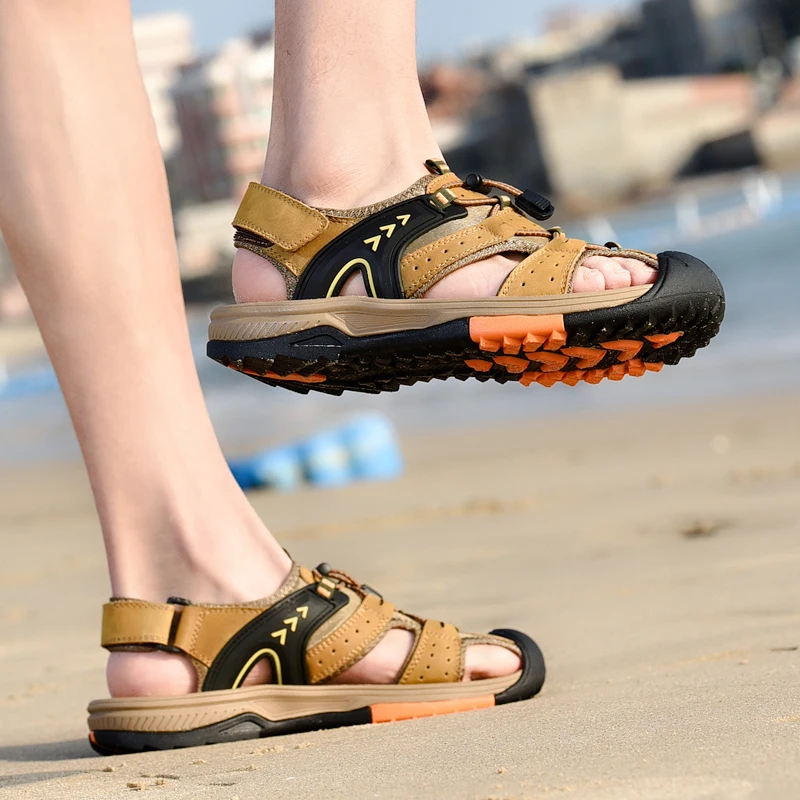 Sandalia Masculina Couro Sandalias Playa Hombre Roman Sandals Men Beach Summer Sandals&slippers Men's
Sandalia Masculina Couro Sandalias Playa Hombre Roman Sandals Men Beach Summer Sandals&slippers Men's