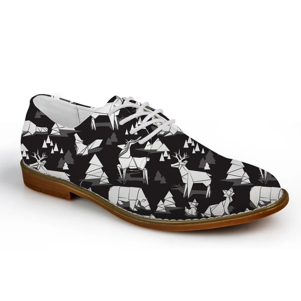 Noisydesigns Ankle Men's Boots Winter Leather Shoes Origami Woodland Monochromatic Print PU Suede Spring Casual Male Soft Bottom
Noisydesigns Ankle Men's Boots Winter Leather Shoes Origami Woodland Monochromatic Print PU Suede Spring Casual Male Soft Bottom
