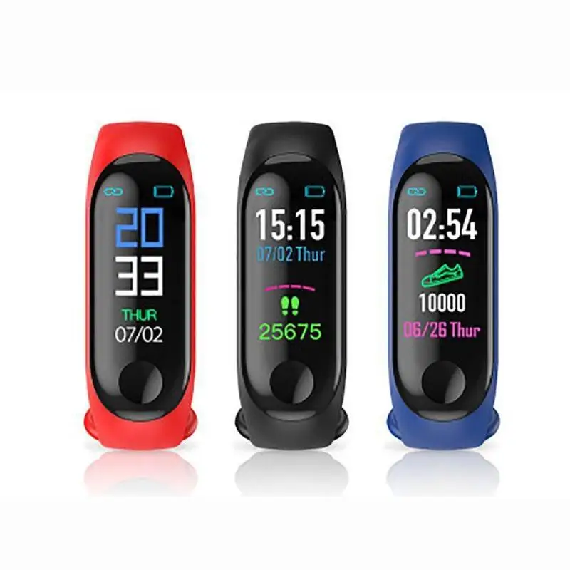 Смарт-часы водонепроницаемые Bluetooth фитнес-трекер Браслет напоминание Сообщения