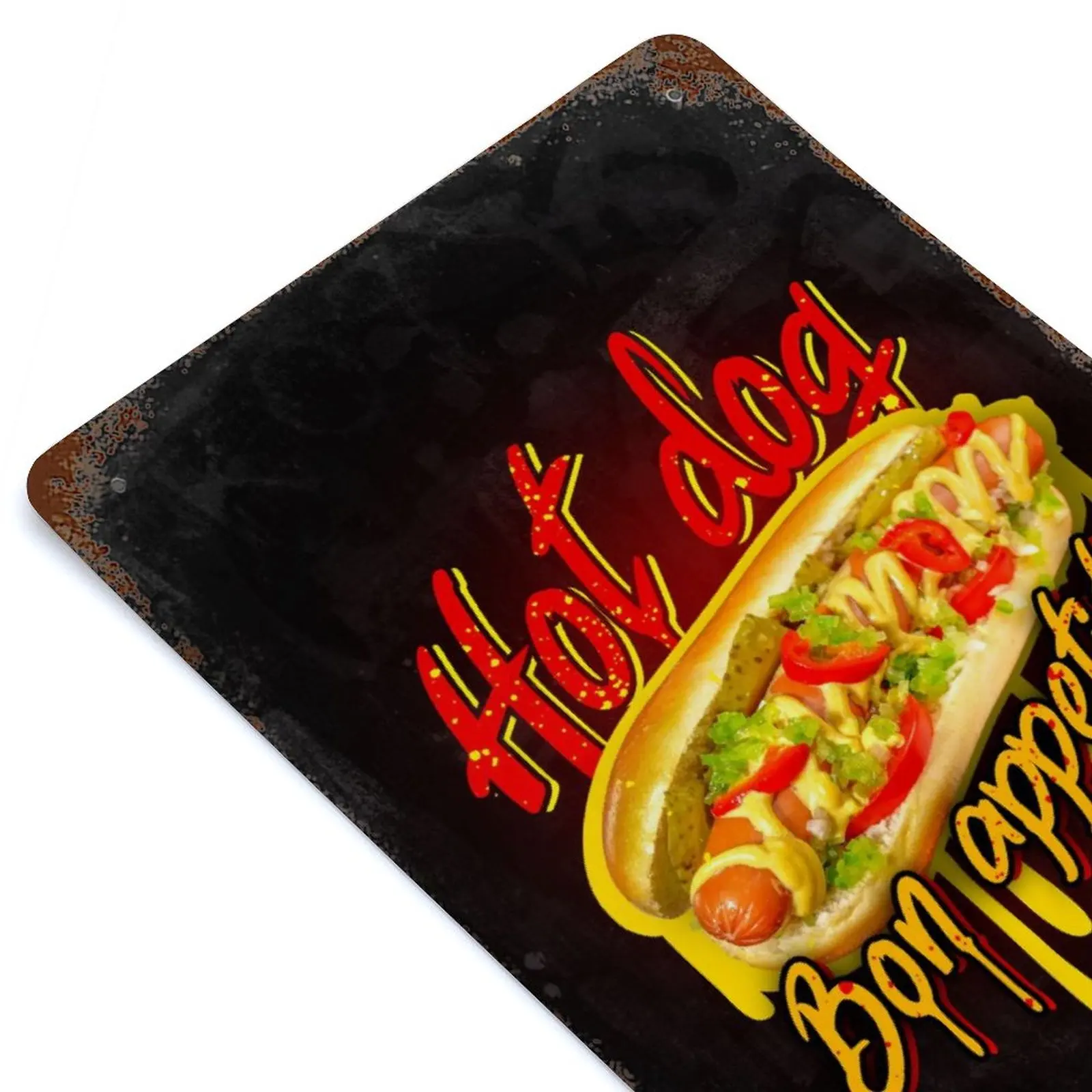 Hot Dog Eating Fast Food Printed Vintage Metal Poster Home Pub Bar Garage Wall Decoration Tin Sign Plaque Decor
Hot Dog Eating Fast Food Printed Vintage Metal Poster Home Pub Bar Garage Wall Decoration Tin Sign Plaque Decor