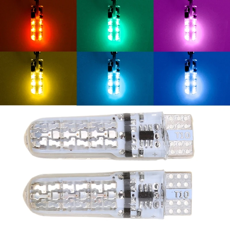 2022 New 2x T10 RGB LED Car Wedge Reading Lamp Auto Interior Light+ Remote Control
2022 New 2x T10 RGB LED Car Wedge Reading Lamp Auto Interior Light+ Remote Control