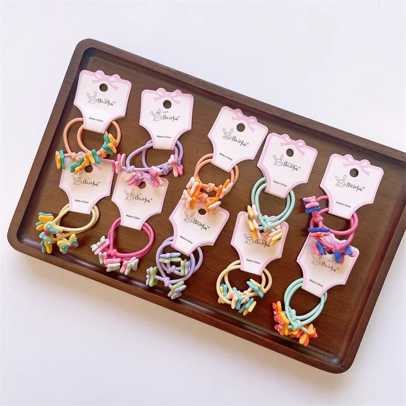 2PCS Cartoon Double Head Bowknot Kids Elastic Hair Bands Cute Children Hair Ties Girls Hair Accessories Baby Headdress
2PCS Cartoon Double Head Bowknot Kids Elastic Hair Bands Cute Children Hair Ties Girls Hair Accessories Baby Headdress