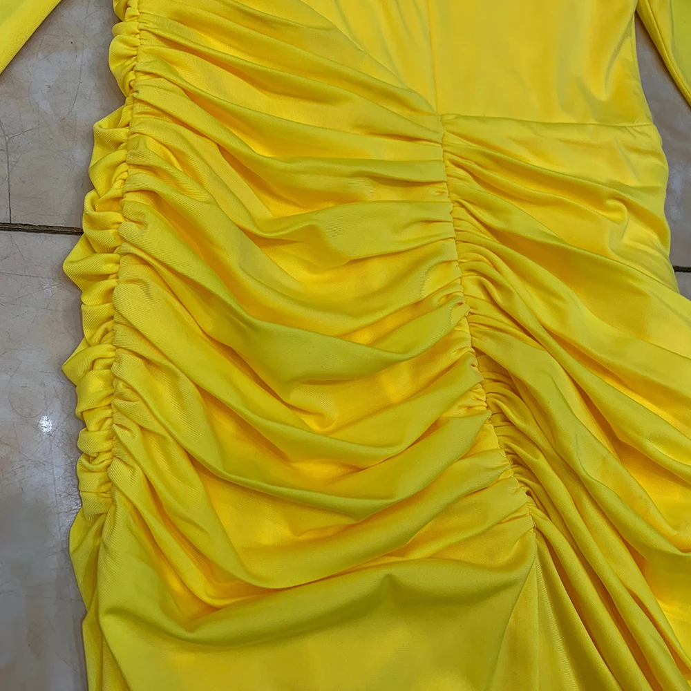 Ocstrade Bandage Dress Sexy Deep V Neck Yellow Bandage Dress Bodycon 2021 Autumn Women Long Sleeve Club Evening Party Dress
Ocstrade Bandage Dress Sexy Deep V Neck Yellow Bandage Dress Bodycon 2021 Autumn Women Long Sleeve Club Evening Party Dress