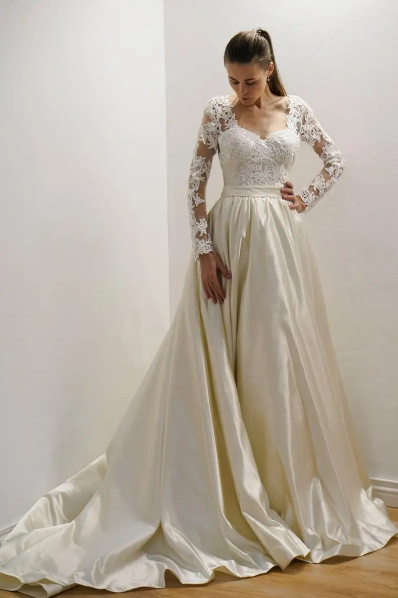 2020 г., Кружевная аппликация, трапециевидные свадебные платья, женское свадебное платье, платье с длинным шлейфом
2020 г., Кружевная аппликация, трапециевидные свадебные платья, женское свадебное платье, платье с длинным шлейфом