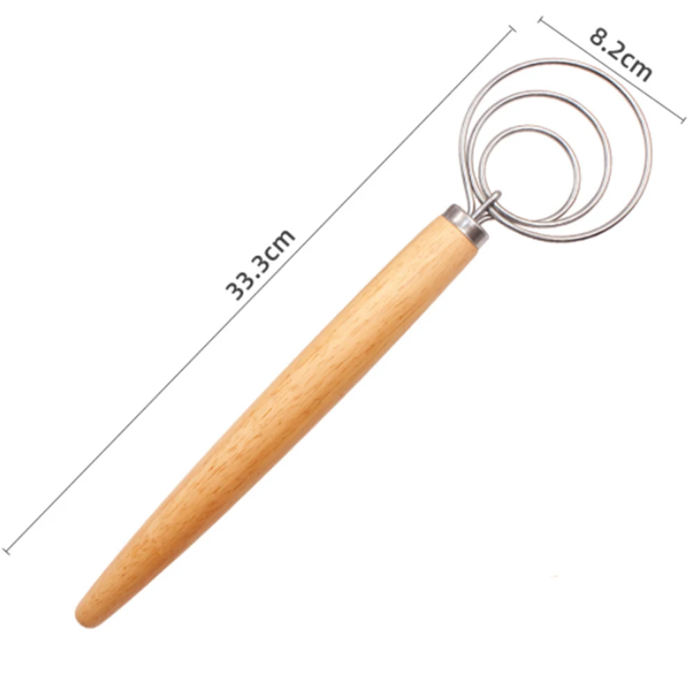 Coil Egg Beater Bread Tool Bake Accessories Manual Wood Handle Agitator Dough Whisk Gadget Flour Mixer Pastry Blender Wholesale
Coil Egg Beater Bread Tool Bake Accessories Manual Wood Handle Agitator Dough Whisk Gadget Flour Mixer Pastry Blender Wholesale