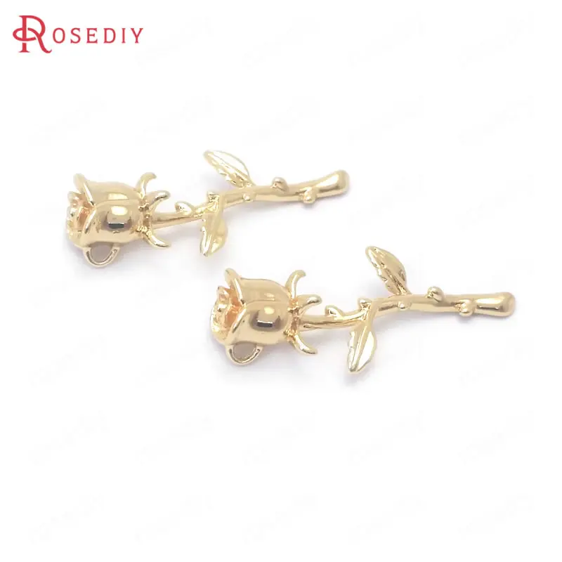 (39072)4PCS 25.5x10MM 24K Gold Color Brass Rose Flower Charms Pendants Jewelry Making Supplies Diy Findings Accessories
(39072)4PCS 25.5x10MM 24K Gold Color Brass Rose Flower Charms Pendants Jewelry Making Supplies Diy Findings Accessories