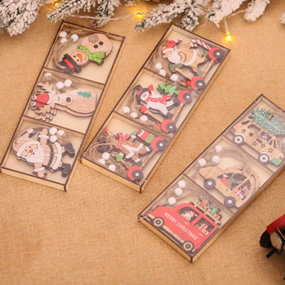 9pcs/box Christmas Wooden Pendants Xmas Tree Hanging Ornaments Christmas Decorations for Home Kids Gift
9pcs/box Christmas Wooden Pendants Xmas Tree Hanging Ornaments Christmas Decorations for Home Kids Gift