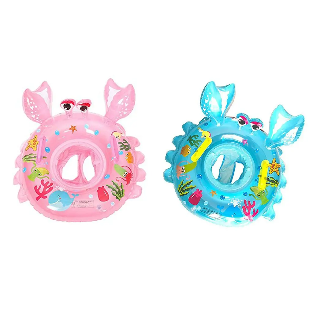 Crab baby swimming ring Inflatable Swimming Float Ring Pool Toys PVC Non-taxic ink printing Safety Handles Kids Toddler
Crab baby swimming ring Inflatable Swimming Float Ring Pool Toys PVC Non-taxic ink printing Safety Handles Kids Toddler