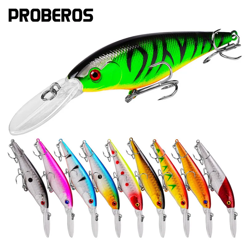 New 1pcs 11.5cm 10.5g Suspend Wobbler Artificial Hard Bait Fishing Tackle Professional Minnow Fishing Lure Bass Pike Bait Hooks
New 1pcs 11.5cm 10.5g Suspend Wobbler Artificial Hard Bait Fishing Tackle Professional Minnow Fishing Lure Bass Pike Bait Hooks