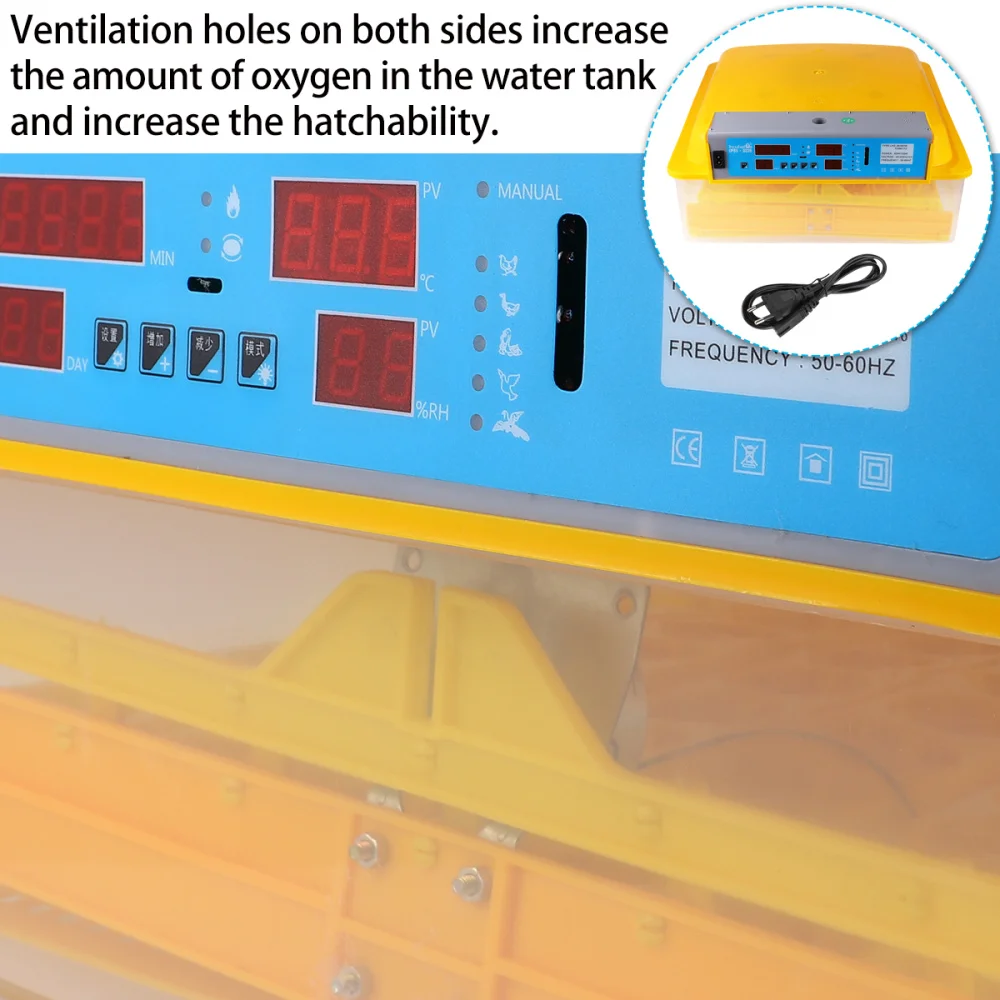 220V Automatic Incubator Intelligent Incubator Egg Incubator Durable Insulation Incubator Mini Eggs Poultry Hatcher for Home Far
220V Automatic Incubator Intelligent Incubator Egg Incubator Durable Insulation Incubator Mini Eggs Poultry Hatcher for Home Far