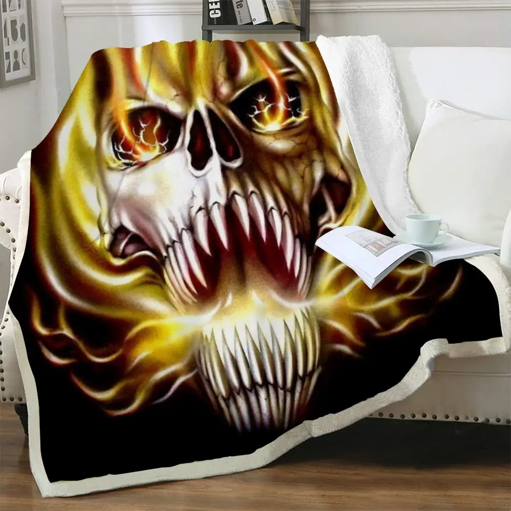 NKNK Skull Blankets Flame Plush Throw Blanket Skeleton Bedding Throw Party 3D Print Sherpa Blanket New Vintage Adult Cozy
NKNK Skull Blankets Flame Plush Throw Blanket Skeleton Bedding Throw Party 3D Print Sherpa Blanket New Vintage Adult Cozy