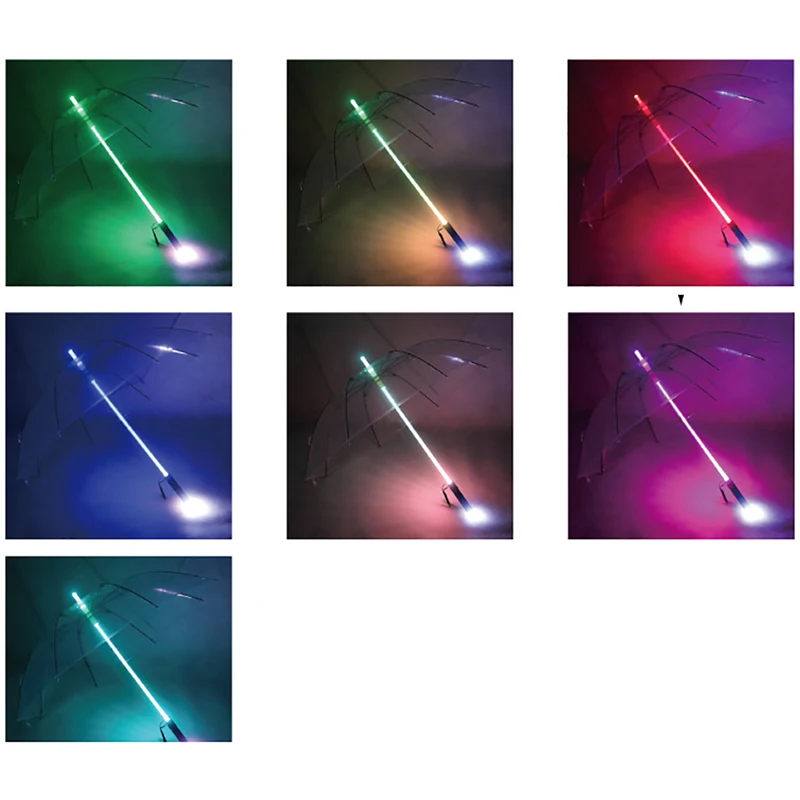 Yesello 4 Colors Creative LED Light Umbrella Long Handle Umbrella Women Men Light Flash Umbrella
Yesello 4 Colors Creative LED Light Umbrella Long Handle Umbrella Women Men Light Flash Umbrella