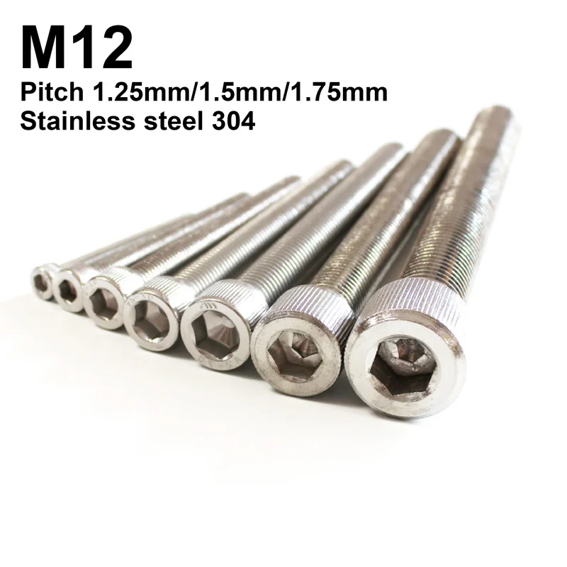 Болт M12 из нержавеющей стали с полной резьбой и шагом шурупов 304 мм/1,25 мм/1,5 мм
Болт M12 из нержавеющей стали с полной резьбой и шагом шурупов 304 мм/1,25 мм/1,5 мм