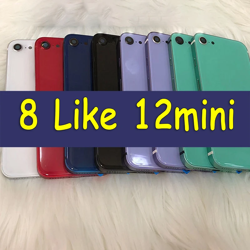 Customize Flat Edges For iPhone 8 like 12mini housing Glass Body Chassis Turn iPhone 8 A1863,A1905,A190 into iPhone SE 2020
Customize Flat Edges For iPhone 8 like 12mini housing Glass Body Chassis Turn iPhone 8 A1863,A1905,A190 into iPhone SE 2020