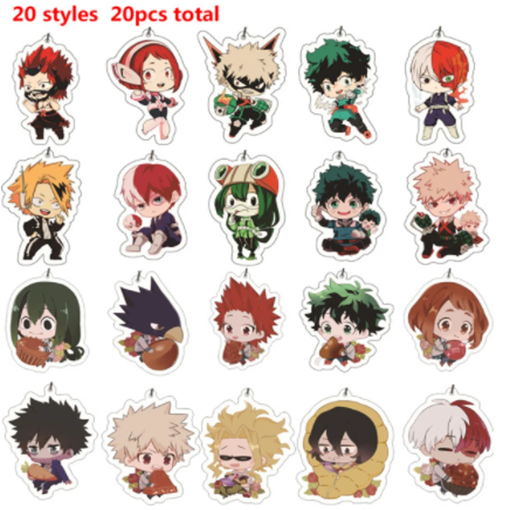 20Pcs Anime My Hero Academia Acrylic Keychain Izuku Bakugou Katsuki Todoroki Shoto Figure Key Pendant Fan Gift Jewelry Wholesale
20Pcs Anime My Hero Academia Acrylic Keychain Izuku Bakugou Katsuki Todoroki Shoto Figure Key Pendant Fan Gift Jewelry Wholesale