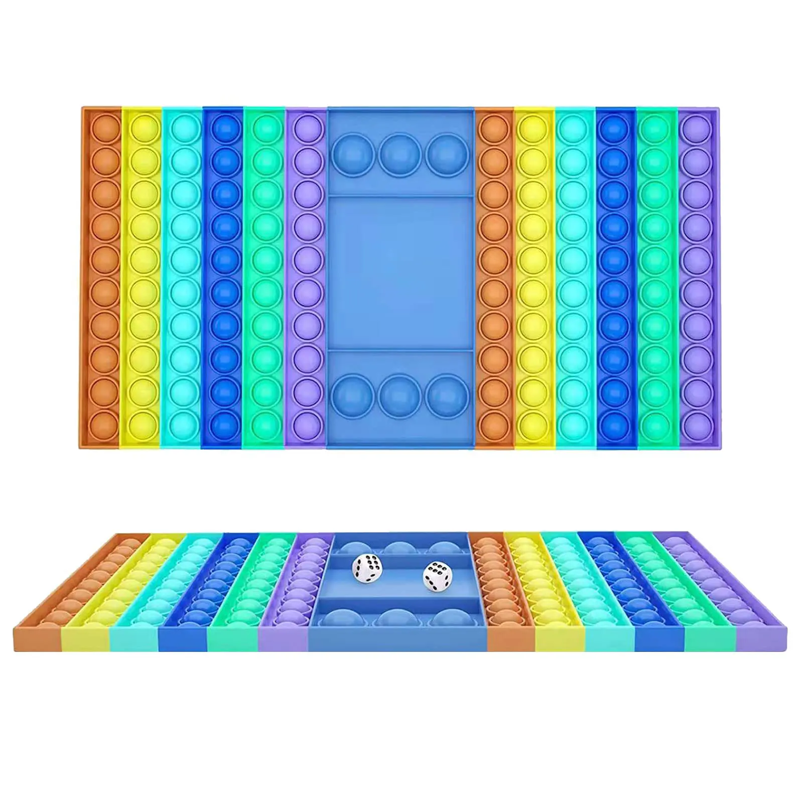 Chessboard Silicone Push Bubble Fingertip Toy Rainbow Chessboard Anti-Stress Set Stress Reliever Sensory Decompression Toys
Chessboard Silicone Push Bubble Fingertip Toy Rainbow Chessboard Anti-Stress Set Stress Reliever Sensory Decompression Toys