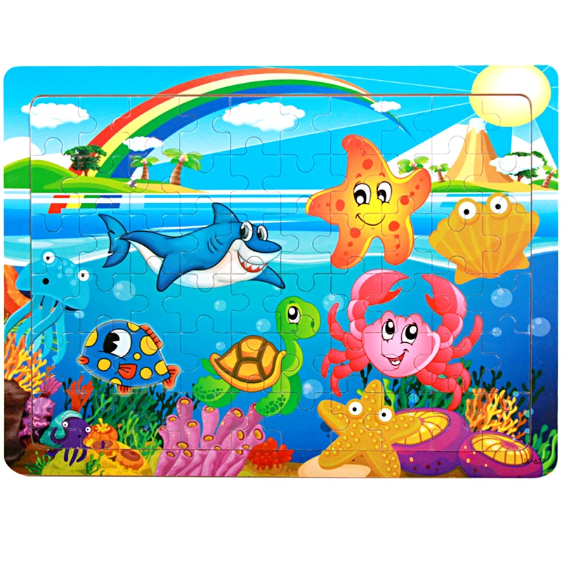Kids Classic 60 Pieces Wooden 3d Puzzles Cartoon Characters Animal Baby Early Learning Educational Jigsaw Wood Toys Free shippin
Kids Classic 60 Pieces Wooden 3d Puzzles Cartoon Characters Animal Baby Early Learning Educational Jigsaw Wood Toys Free shippin