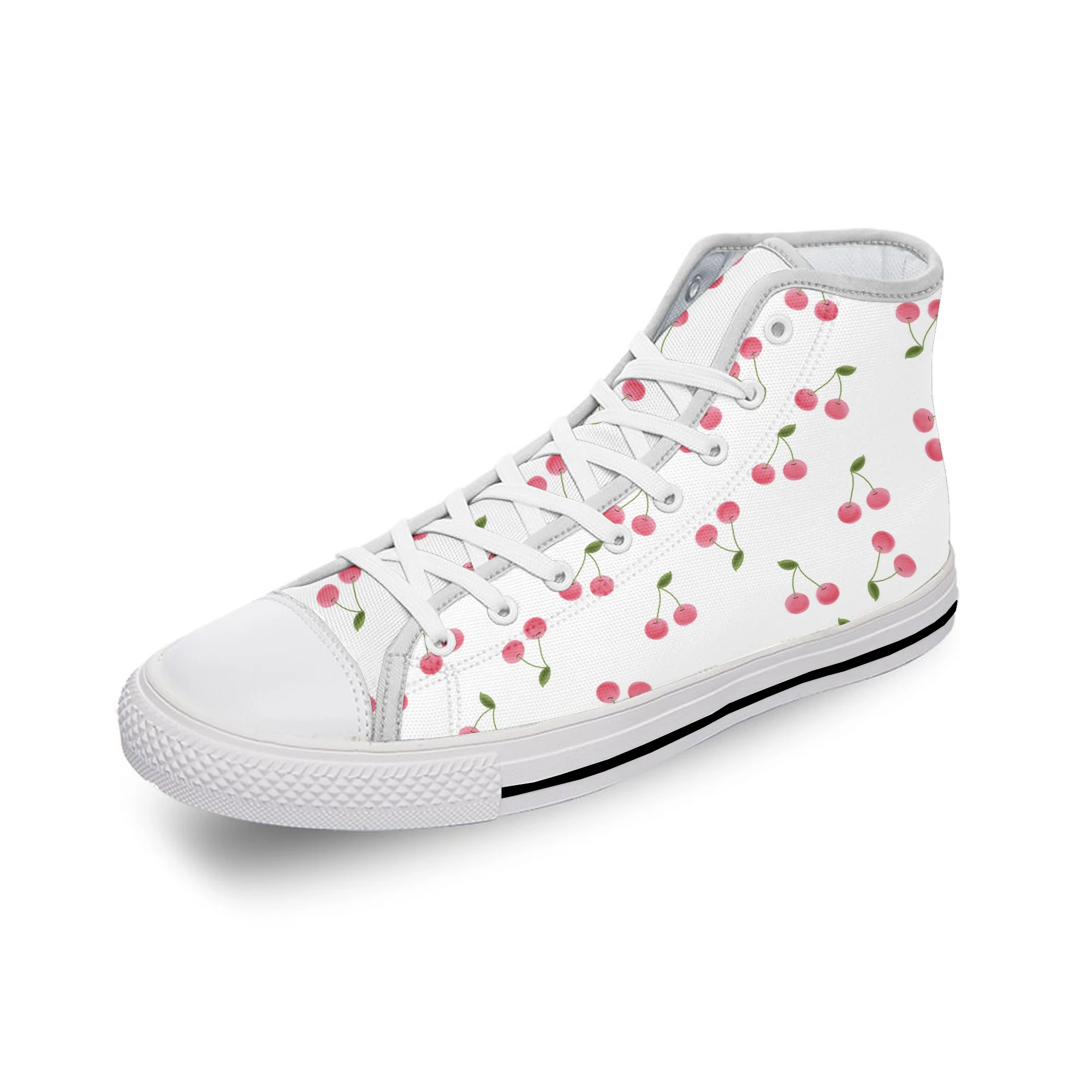 Cherry Pattern Cartoon Cute Funny White Cloth Fashion 3D Print High Top Canvas Shoes Men Women Lightweight Breathable Sneakers
Cherry Pattern Cartoon Cute Funny White Cloth Fashion 3D Print High Top Canvas Shoes Men Women Lightweight Breathable Sneakers