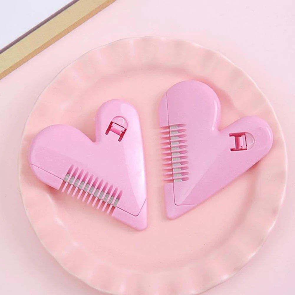Pink Heart Shape Double-sided Hair Cutting Comb Hair Remover Trimming Tools Women Mini Trimming Accessories
Pink Heart Shape Double-sided Hair Cutting Comb Hair Remover Trimming Tools Women Mini Trimming Accessories