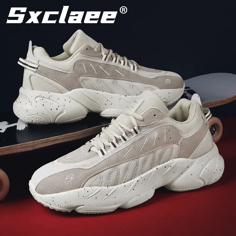 Sxclaee Fashion Casual Men Shoes Comfortable Microfiber + Mesh Breathable Sneakers Outdoor Non-slip Leisure Sports Shoes Size 45
Sxclaee Fashion Casual Men Shoes Comfortable Microfiber + Mesh Breathable Sneakers Outdoor Non-slip Leisure Sports Shoes Size 45