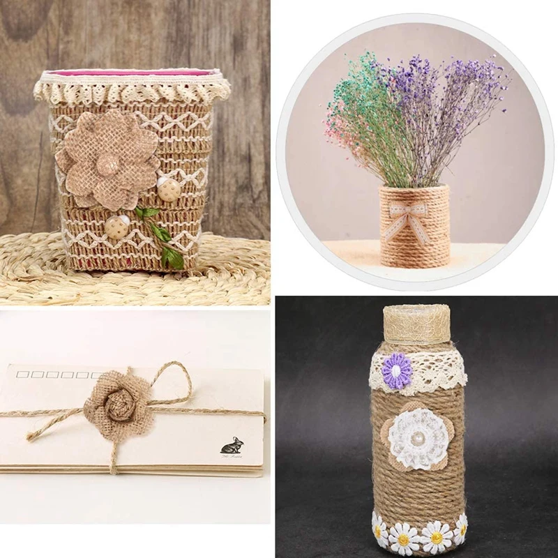 24PCS Burlap Flowers and Burlap Bowknots Set for DIY Craft Wedding Christmas Party Gift Decorations
24PCS Burlap Flowers and Burlap Bowknots Set for DIY Craft Wedding Christmas Party Gift Decorations