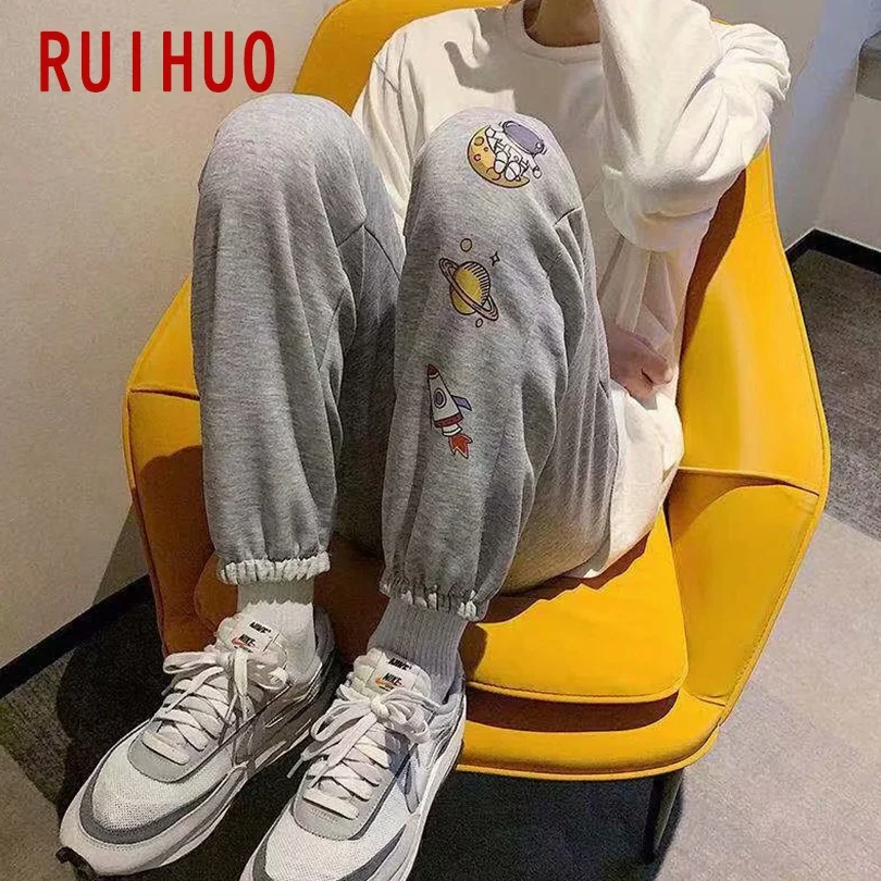 RUIHUO Casual Men's Pants Harajuku Men Clothing Cartoon Sweatpants Men Korean Style Streetwear Trousers M-5XL 2021 New Arrivals
RUIHUO Casual Men's Pants Harajuku Men Clothing Cartoon Sweatpants Men Korean Style Streetwear Trousers M-5XL 2021 New Arrivals