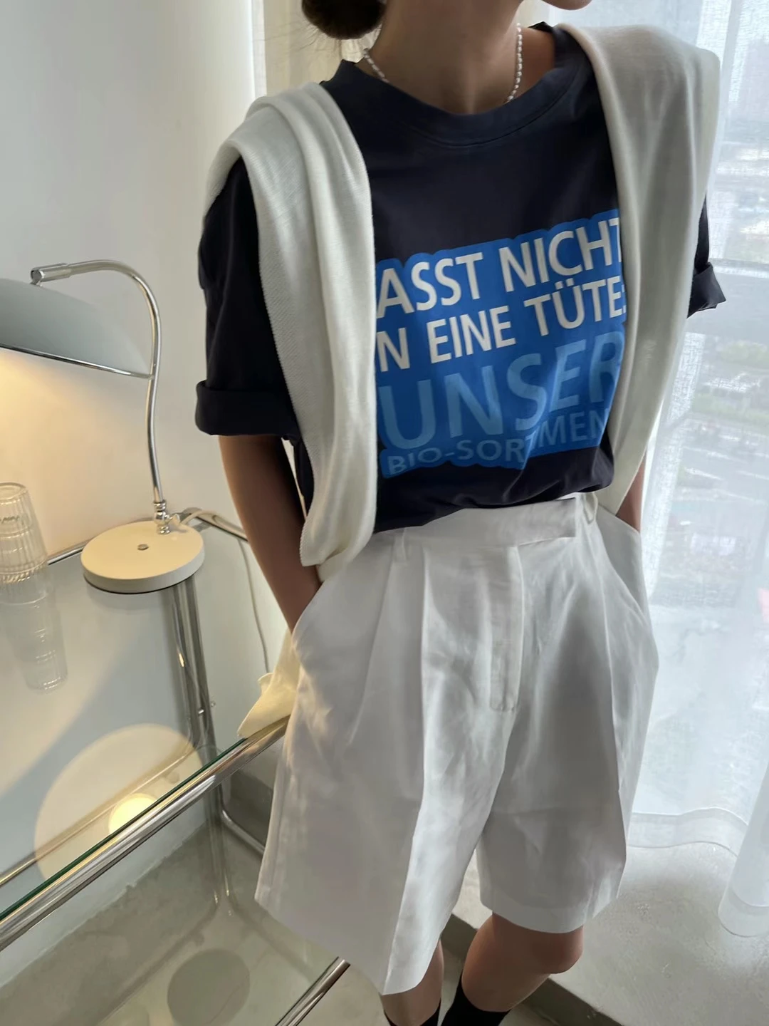 Cotton Letter Print Short-Sleeved T-shirt Harajuku Style Creative Womens Tops Loose Round Neck Women Clothing
Cotton Letter Print Short-Sleeved T-shirt Harajuku Style Creative Womens Tops Loose Round Neck Women Clothing