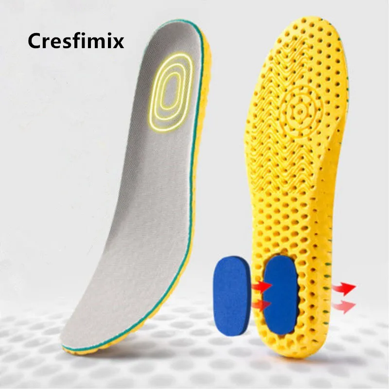 Cresfimix semelle de chaussures унисекс дышащая Спортивная обувь стельки для мужчин размера