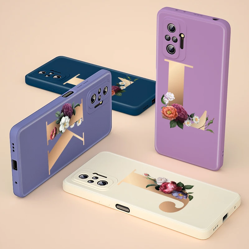 Letter Alphabet Flowers J Liquid Silicone Soft Cover For Xiaomi Redmi Note 10 10T 9 9T 8T 9S 8 7 Pro Max Phone Case
Letter Alphabet Flowers J Liquid Silicone Soft Cover For Xiaomi Redmi Note 10 10T 9 9T 8T 9S 8 7 Pro Max Phone Case