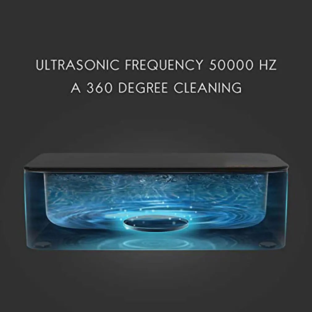 Ultrasonic Sonic Cleaner Cordless Jewelry Necklaces Cleaner Black Portable Watches Accessories Cleaning Machine
Ultrasonic Sonic Cleaner Cordless Jewelry Necklaces Cleaner Black Portable Watches Accessories Cleaning Machine