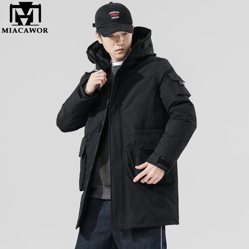 MIACAWOR 2020 New Winter Men Loose Parka Hooded Windproof Casual Jacket Coats Warm Male Outwear Plus size 5XL J680
MIACAWOR 2020 New Winter Men Loose Parka Hooded Windproof Casual Jacket Coats Warm Male Outwear Plus size 5XL J680