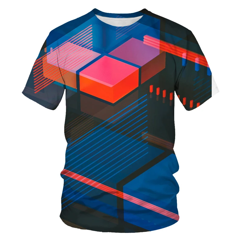 Summer new fashion men's T-shirt comfortable casual geometric magic 3D printing short-sleeved outdoor clothing XXS-6Xl
Summer new fashion men's T-shirt comfortable casual geometric magic 3D printing short-sleeved outdoor clothing XXS-6Xl